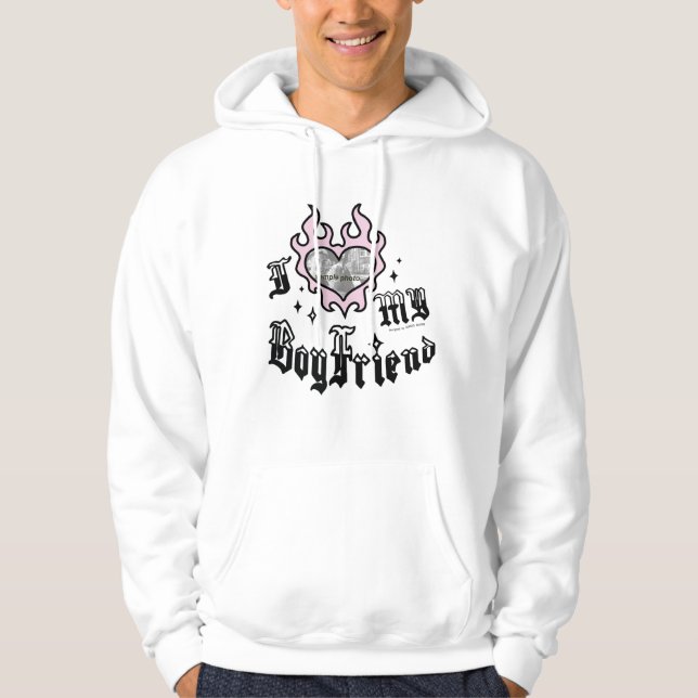 I Love My Boyfriend - Pink - DingusDesign  Hoodie (Vorderseite)