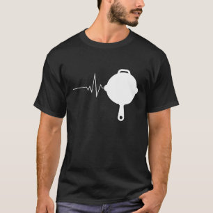 I Love My Cast Fer Skillets Drôle Cuisine T-Shirt