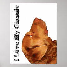 I Love My Chessie Affiche