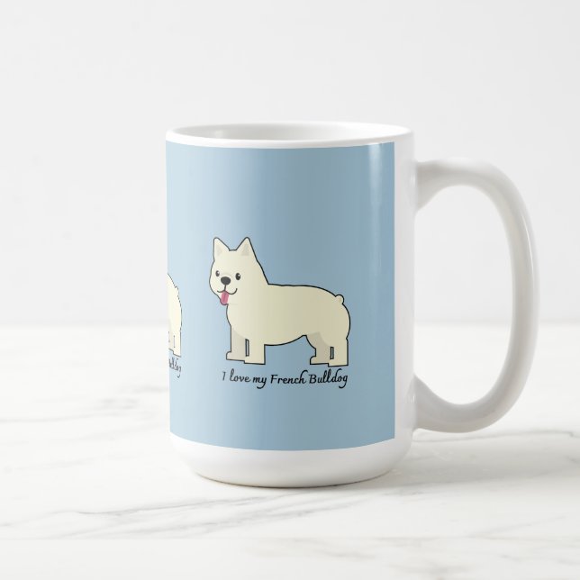 I love my French Bulldog Kaffeetasse (Rechts)