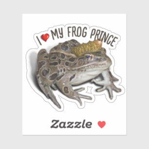 I Love My Frog Prince Aufkleber