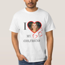  I Love My Girlfriend Custom Heart Your Photo