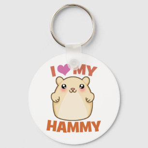 I Love My Hammy Schlüsselanhänger