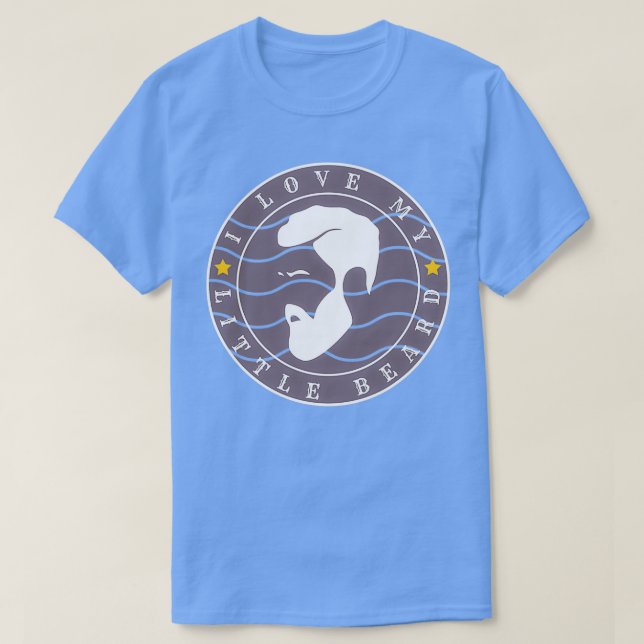 I Love My Little Beard 17 T-Shirt (Design vorne)