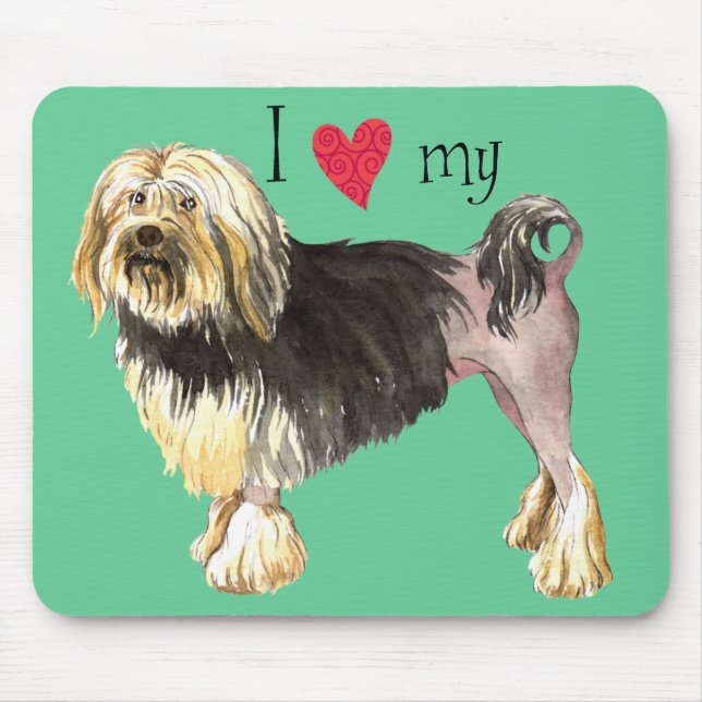I Love my Lowchen Mousepad (Vorne)