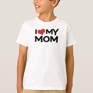 I Love My Maman Fête des Mères T-shirt Enfants