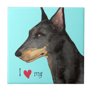 I love my Manchester Terrier Fliese