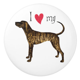 I Love my Plott Hound Keramikknauf