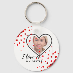 I Love My SISTER - Best Friend Personalized Gift Schlüsselanhänger