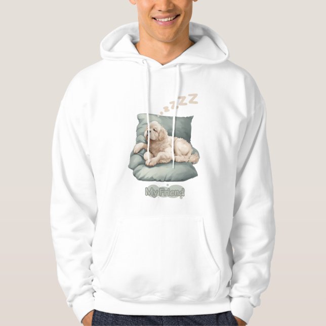 I love my smart Dog Hoodie (Vorderseite)