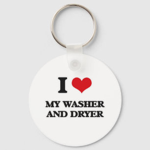 I Love My Washer And Dryer Schlüsselanhänger