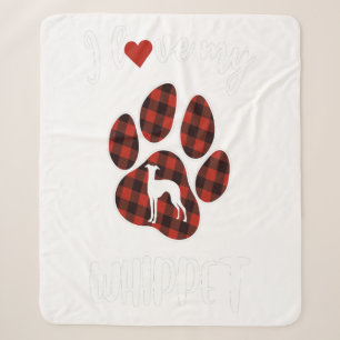 I Love My Whippet Valentine Dog Lover Sherpadecke