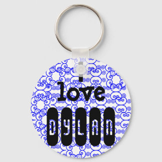 I love *name keychain schlüsselanhänger