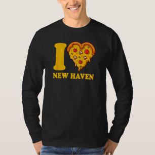 I Love New Haven Connecticut Pizza I Heart New Hav T-Shirt