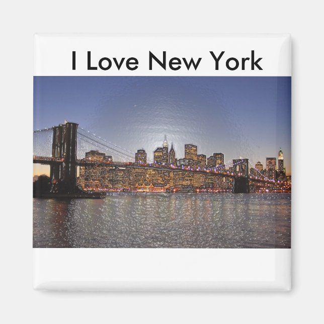 I Love New York Magnet (Devant)