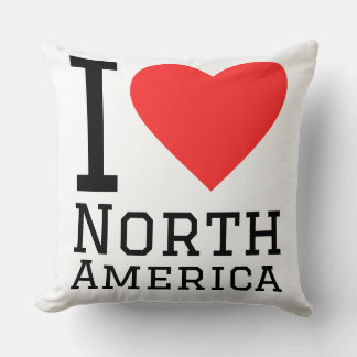 I love north america kissen