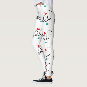 I Love Nursing motifs femmes leggings