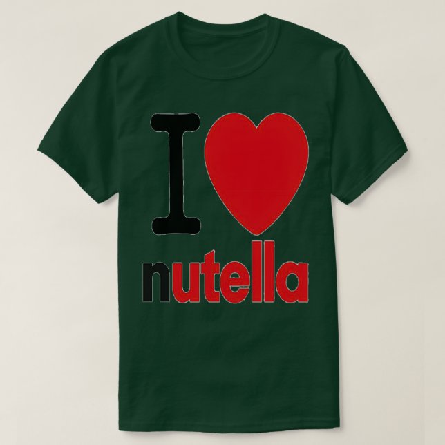 I LOVE NUTELLA  T-Shirt (Design vorne)