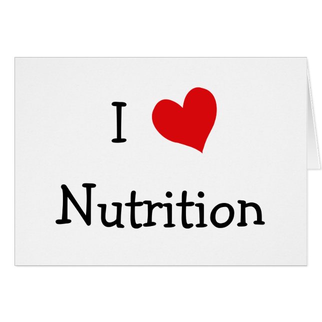 I Love Nutrition (Devant horizontal)