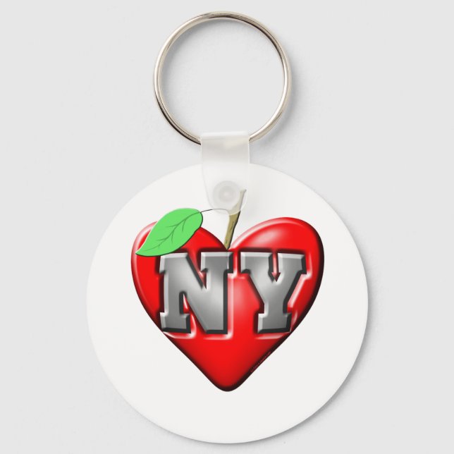I Love NY Schlüsselanhänger (Vorderseite)
