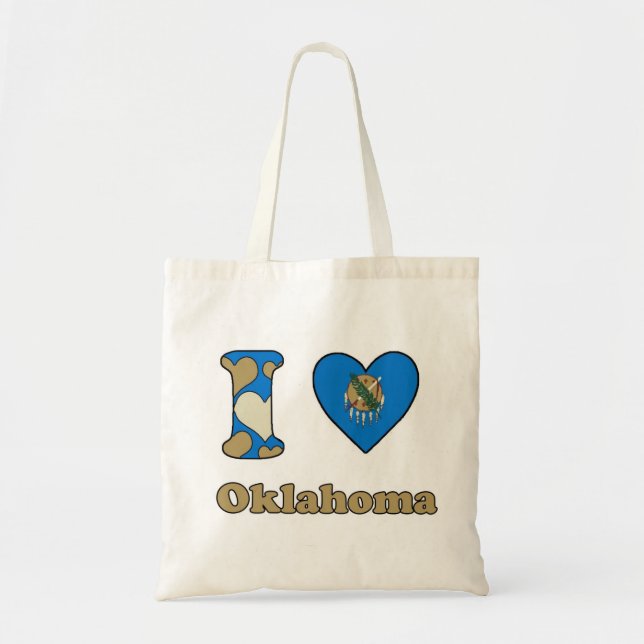 I love Oklahoma Tragetasche (Vorne)
