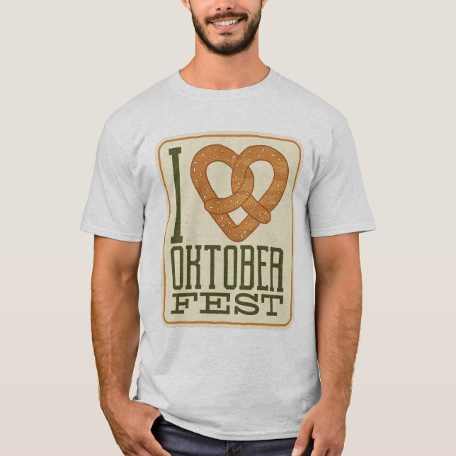 I Love Oktoberfest T-Shirt (Devant)