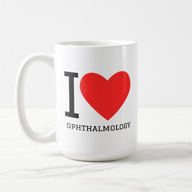 I love ophthalmology  kaffeetasse (Links)