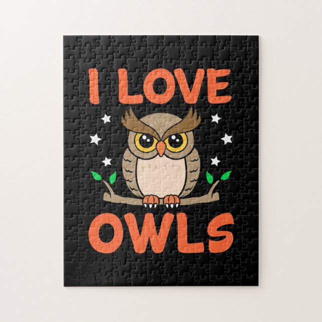 I Love Owls (Vertikal)