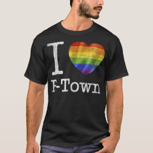 I Love P-Town T-Shirt - Provincetown MA Gay pride
