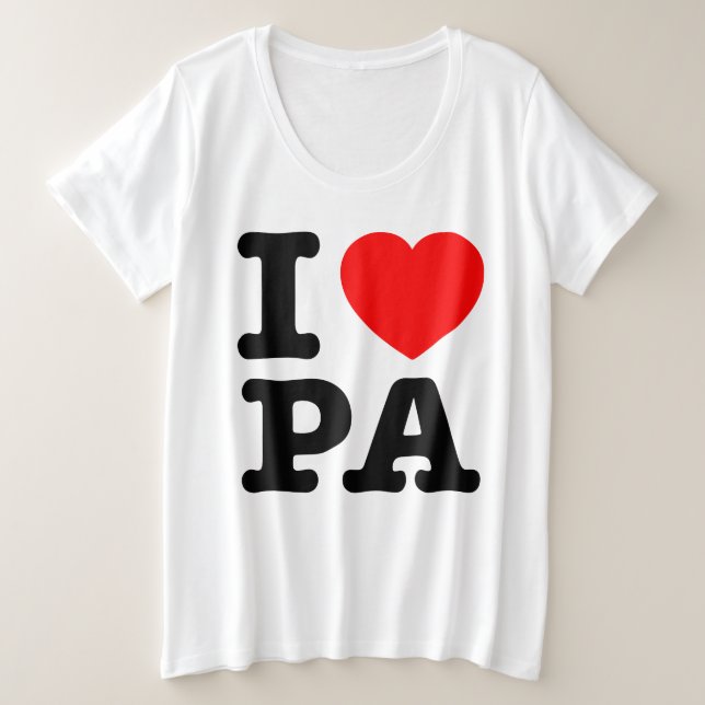 I LOVE PA Pennsylvanie (Design devant)
