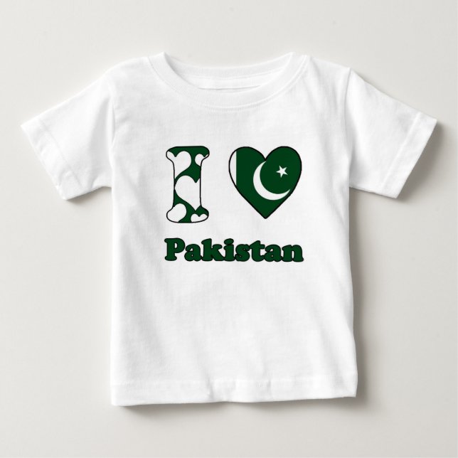 I love Pakistan Baby T-shirt (Vorderseite)