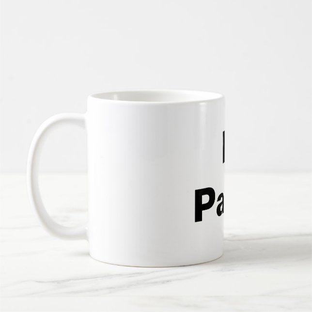 I love Pando Kaffeetasse (Links)