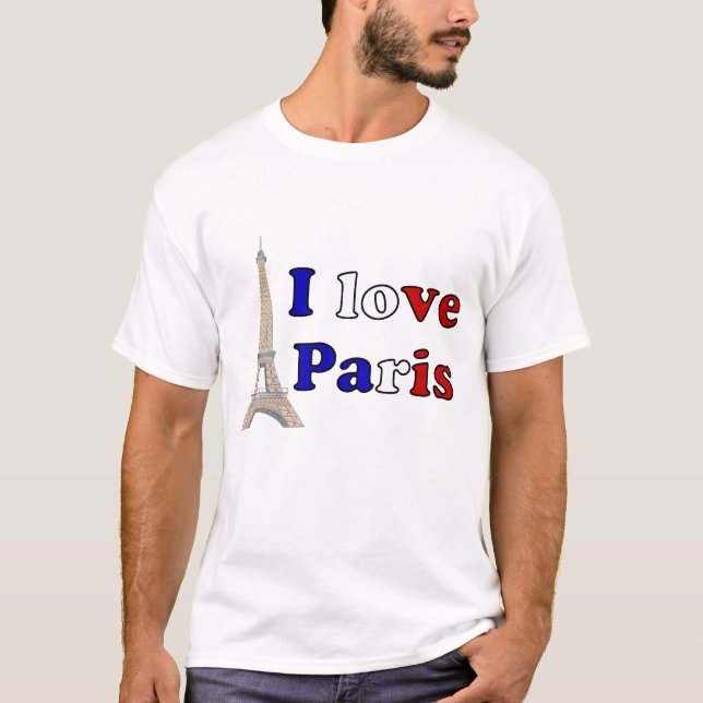 I love Paris T-Shirt (Vorderseite)