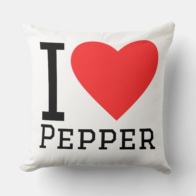 I love pepper kissen (Vorderseite)