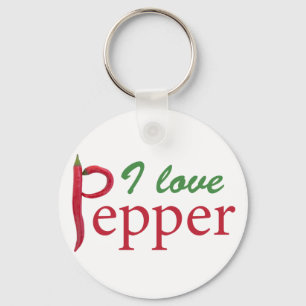 I love pepper schlüsselanhänger