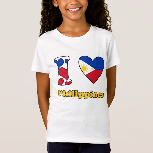 I love Philippines T-Shirt (Vorderseite)