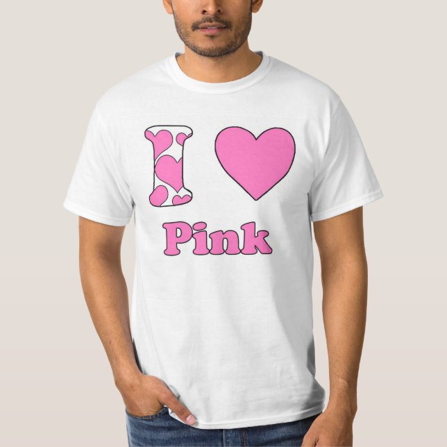 I love Pink T-Shirt (Vorderseite)