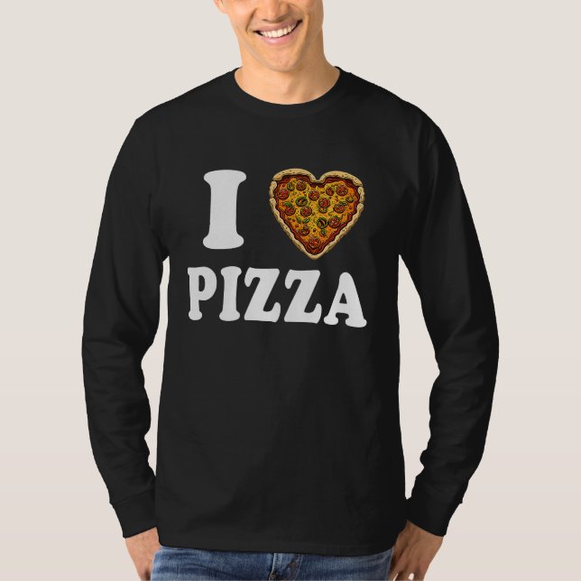 I Love Pizza T-Shirt (Vorderseite)