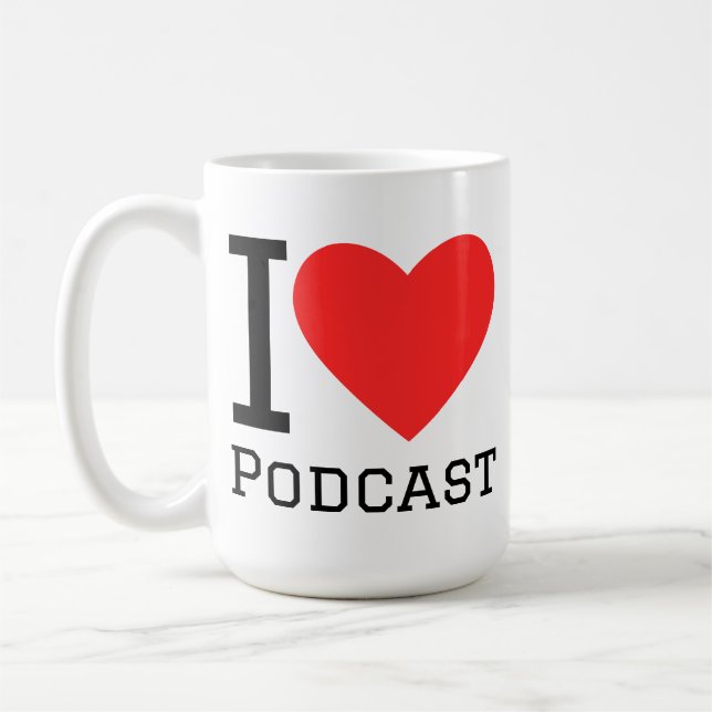 I love podcast kaffeetasse (Links)