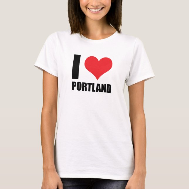I love Portland T-Shirt (Vorderseite)