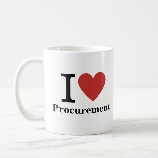 I ❤️ Love Procurement MUG (Gauche)