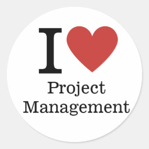 I ❤️ Love Project Management STICKER