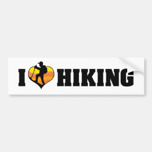 I Love Randonnée Bumper Sticker