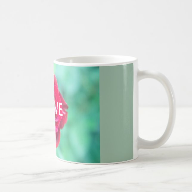 I LOVE Red Rose Mug (Droite)