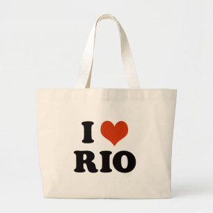 I love Rio Jumbo Stoffbeutel