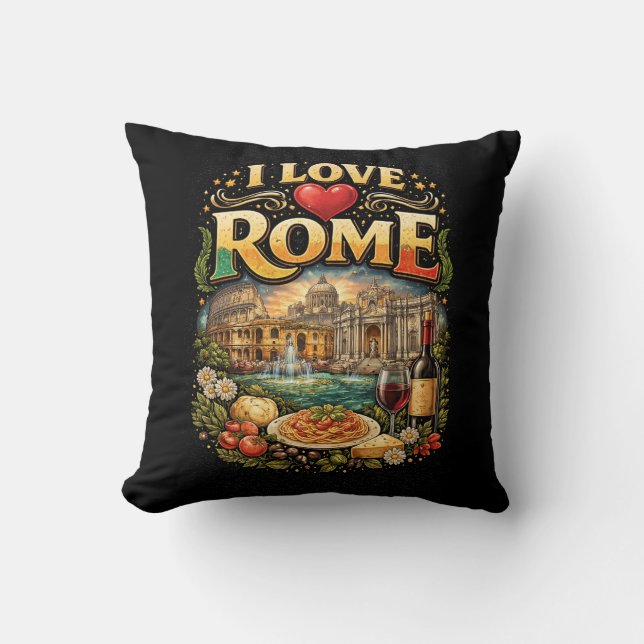 I Love Rome Kissen (Vorderseite)