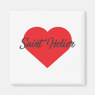 I Love Saint Helier Magnet