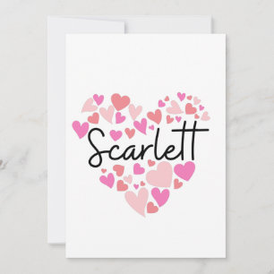 I love Scarlett Dankeskarte