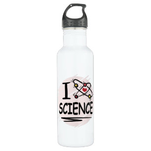 I love Science Edelstahlflasche
