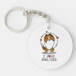 I Love Shelts (sable 2) Shetland Sheepdogs mignonn